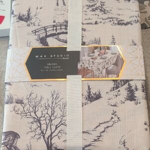 Nwt Fabric Tablecloth